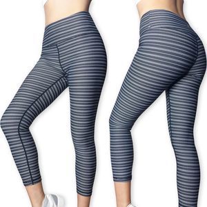 Zyia Active Womens Black Aztec Adrenaline 7/8 Leggings High Rise Workout Size 12